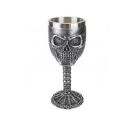 PMS Gunmetal Skull Goblet 19Cm Collectable Ornament PMS Multicolor