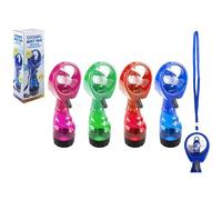 PMS Handheld Cooling Mist Spray Fan with Landyard Battery Operated Random Colour