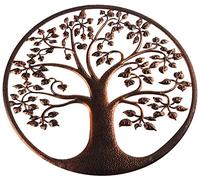 Bronze Tree of Life Garden Wall Plaque Decoration 40cm