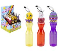 PMS International Children's 500ml Plastic Bottle with Flexi Straw and Easter Chick Top