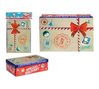 Christmas Eve Gift Box Special Delivery / Flat Pack - 21cm x 32cm x 11cm