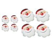 PMS International PVC Placemats & Coasters, Santa Face, Set of 4