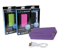 PMS JUICE BANK PHONE CHARGER 1xAMP 2400MAH IN PTD WINDOW BOX