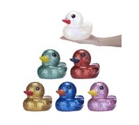 PMS Large Collectable Glitter Duck With Assorted Colour Designs