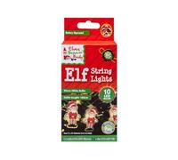 PMS LED Elves Behaving Badly String Lights Elf Christmas Lights 1.65m 10 Bulbs Xmas Decoration Festive Lighting Battery Operated