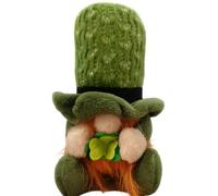 PMS Leprechaun Plush Soft Toy 15cm Irish St Patrick’s Day Decoration Shamrock Doll Green Novelty Gift
