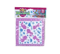Pms Mermaid Design 2 Ply Disposable Napkins 33Cm X 33Cm, 1 Pack Of 24 Napkins