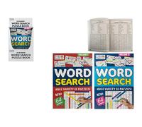 PMS Mind Maze A4 Word Search Books, 54 Puzzles per Book - Set of 2
