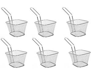 PMS MINI 10*7*6.5H CM OBLONG FRYER BASKET W/HANDLE W/HANGTAG