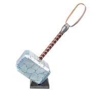 PMS Old Dragon Slayer Hammer - Mighty Warrior’s Fantasy Hammer with Display Stand - Legendary-Inspired Collectible for Man Cave, Cosplay, and Gifting