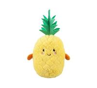 PMS Plush Softlings Pineapple Toy - 18cm Cute Soft Fruit Plush with Smiling Face & Arms - Fluffy Tropical Stuffed Toy for Kids, Toddlers & Collectors