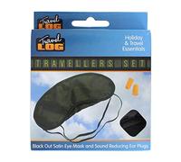 PMS SATIN TRAVELLERS EYE MASK + EAR PLUGS IN PRTD COLOUR BOX
