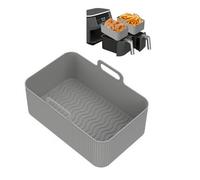 PMS Silicone Air Fryer Liner Rectangle Slim Reusable Liner 19.5 X 11.5Cm
