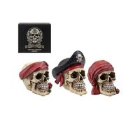 PMS Skulls And Roses 15Cm Ornament Pirate Themed Assorted Design