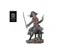 PMS Skulls & Roses Pirate Figure With Sword & Pistol 12Cm PMS Multicolor