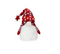 PMS Small Red Sitting Christmas Gonk 9 Inch Cute Gnome Decorative Home Plush Figure