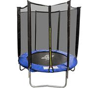 PMS Space Jump - 6Ft Trampoline With Enclosure, Safety Net, Great Outdoor Summer Fun for Kids, Includes A Ladder, Keep Fit and Active, Perfect Birthday, Outer Net