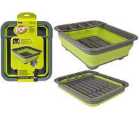 PMS SUMMIT POP DISH DRAINER WITH DRAINING SYSTEM LIME/GREY