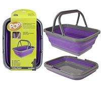 PMS SUMMIT POP FOLDING BASKET PURPLE/GREY