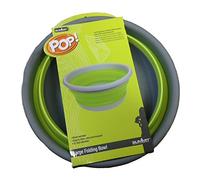 PMS SUMMIT POP FOLDING LARGE ROUND BOWL 37.5CM DIA LIME/GREY
