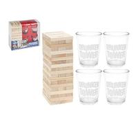 Ultimate 18+ Party Essential Multicolor Drunken Tower Drinking Game (1 Set) - Perfect for Adult Parties, Icebreaker & Conversation Starter