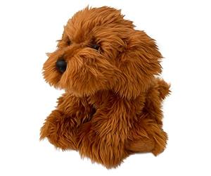 PMS VFM - Cockapoo Dog Soft Toy Plush Teddy, Cavapoo, Labradoodle, Cuddly Teddy Bear Premium - 30cm - Red