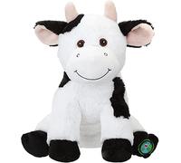 PMS VFM - Cow Plush Toy - 28cm Super Soft Stuffed Farm Animal Teddy Bear for Girls and Boys - Made From 100% Recycled Material - Your Planet