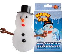 VFM - DIY Slushy Snowman Kit Festive Fun Xmas Indoor Activity for Kids - Make Your Own Magic Snow at Home for Christmas - Set Includes Moulds & Accessories