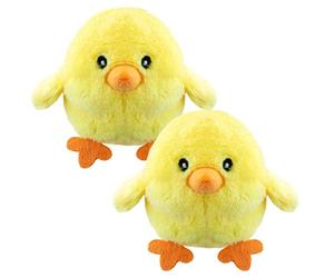 PMS VFM e-Store - Soft Toy Chick Plush 2 Pack - Chick Plush Small Easter Teddy - Chicken Teddy Easter Presents for Babies - Toy for Toddlers