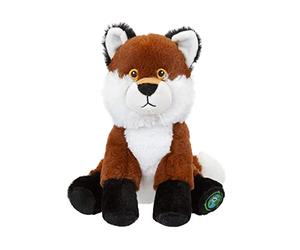 PMS VFM - Fox 23cm Eco Friendly Toy - Super Soft Cuddly Wild Animal Fluffy Plush With Embroidered Details 100% Recycled Material - Your Planet