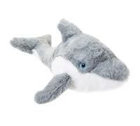 PMS VFM - Grey Dolphin 40cm Eco Friendly Toy - Super Soft Cuddly Ocean Animal Fluffy Plush With Embroidered Eyes Made From 100% Recycled Material - Your Planet
