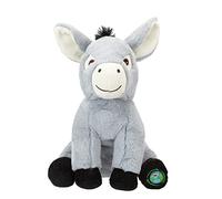 PMS VFM - Grey Donkey 23cm Eco Friendly Toy - Super Soft Cuddly Farm Animal Fluffy Plush With Embroidered Details Made From 100% Recycled Material - Your Planet
