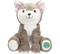 PMS VFM - Husky Dog 28cm Eco Friendly Toy - Super Soft Cuddly Grey & White Fluffy Plush With Embroidered Details Made From 100% Recycled Material - Your Planet