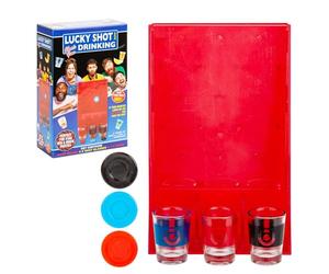 PMS VFM - Lucky Shot Slot Drinking Game Gift, Multi Shot, Alcohol, Liquor, Party Games, Celebrations, Gatherings, for Adults, Fun, Glasses, Hen Do, Stag Do