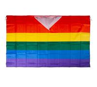 PMS VFM - Rainbow Pride Hooded Cape 90 X 150cm Lgbt Colourful Festival Carnival Outfit Support the Lesbian, Gay, Bisexual, Transgender Community Ally Lgbtq+ Inclusive