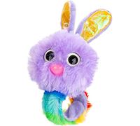 PMS VFM - Slap Band Bunny Purple Fluffy Soft Toy Rabbit for Kids - Brightly Coloured Children's 31cm One Size Fits All Adjustable Snap Strap Bracelet Easter Bunny Accessory Toy