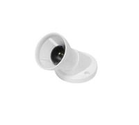 Pms White Bayonet Cap (B22) Angled Batten Lampholder 8331