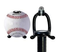 Pmsanzay 2 Pack Baseball Holder, Baseball Bat Wall Mount, vertical bat Display Stand,Ball Storage Rack,Softball Brackets for Sports Memorabilia bat and Ball Storage Rack, Black,(No Bat & Ball