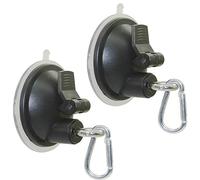 Pmsanzay 2Pack Suction Cup Hooks Cleat for Pet Dog & cat Bathtub, Shower & Bathing Tether, Grooming Tether, Pet Grooming loop,Dog Grooming Tub Leash - No Leash