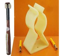 Pmsanzay Baseball Bat Display Hanger Softball Bat Wall Mount Bat Wall Rack Bat Wall Holder -Easy to Install- Hardware Included