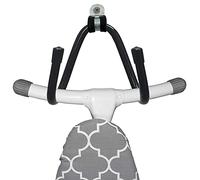 Pmsanzay Bendable Ironing Board Hanger Wall Mount Ironing Board Holder Iron Board Hook Ironing Boards Storage Wall Bracket - Strong & Flexible so they fit every different shape Ironing board, Black