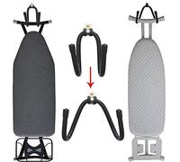 Pmsanzay Metal Ironing Board Holder, Wall Mount Ironing Board Hanger Storage Organizer Display - Adjustable Rack Suitable for All Ironing Boards, for Laundry Rooms, Utility Room, Garage