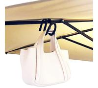 Pmsanzay Portable Beach Umbrella Hanging Hook, Adjustable Travel Hanger Hook for Towels/Hats/Clothes/Camera/Sunglasses/Bags,Fit for Beach,Camping, Patio, Garden, Swimming Pool - No Purse