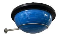 Pmsanzay Wall Mounted Half Ball Balance Trainer Holder, Sturdy Stainless Steel Storage Rack, Half Yoga Exercise Ball Display Holder for Home Gym