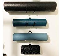 Pmsanzay Yoga Mat Storage Rack - 4 Pack, Metal, Adjustable, Holds Up to 20Lbs, Multi-Purpose, Wall Mountable, Classic Style for Bathroom