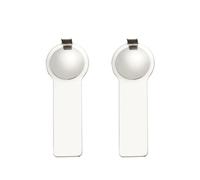 PMTFUMY 2 Pcs Nomination Bracelet Tool, Italian Charm Link Tools, Stainless Steel Jewelry Opener Helper for Adding Charms
