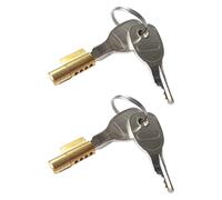 PMTFUMY 2PCS Trailer Hitch Coupling Locks with 4 Keys - Compatible with Erde, Daxara, and Maypole Trailers