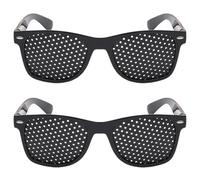 PMTFUMY Pinhole Eye Training Glasses for Vision Improvement and Relaxation - Fatigue Relief for Adults and Children - Grid with Small Holes