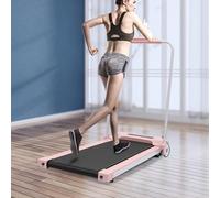 PMVRTHQV Foldable Under Treadmills for Home, Folding Compact Electric Treadmill, Portable Running Walking Pad Treadmill with Dual LED