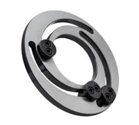 PMZZHUPVR 8/10 Inch Adjustable Soft Jaw Boring Ring for CNC Machine(4 Inch)